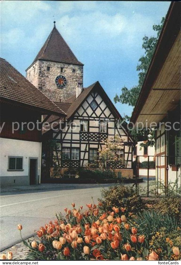 12236999 Kaiserstuhl_AG Alte Haeuser Uhrturm  - Other & Unclassified