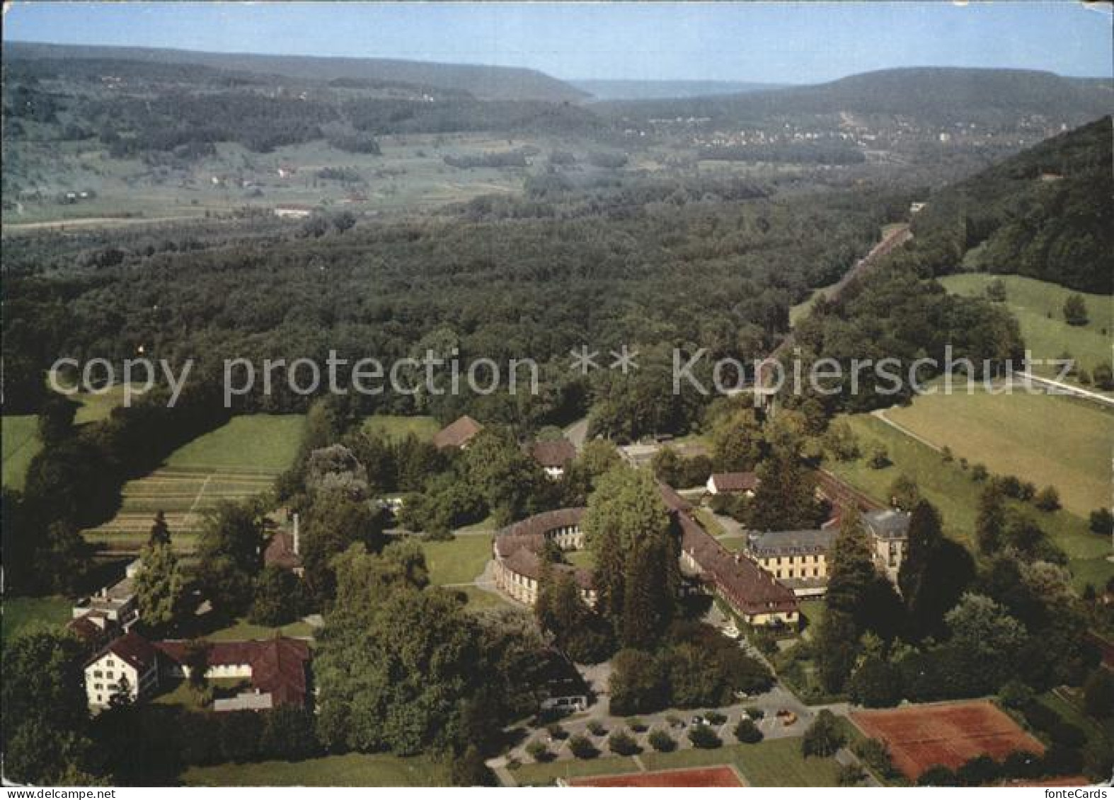 12230959 Schinznach Bad Fliegeraufnahme Schwefelbad  Schinznach Bad - Sonstige & Ohne Zuordnung