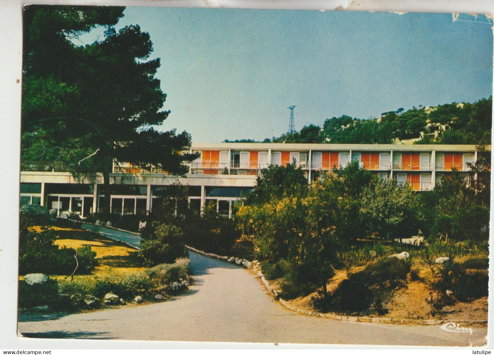 Carry Le Rouet 13 Carte Circulée Calanque Des Eaux Salées  Et Village De Vacances ( Les Cigales ) - Sonstige & Ohne Zuordnung