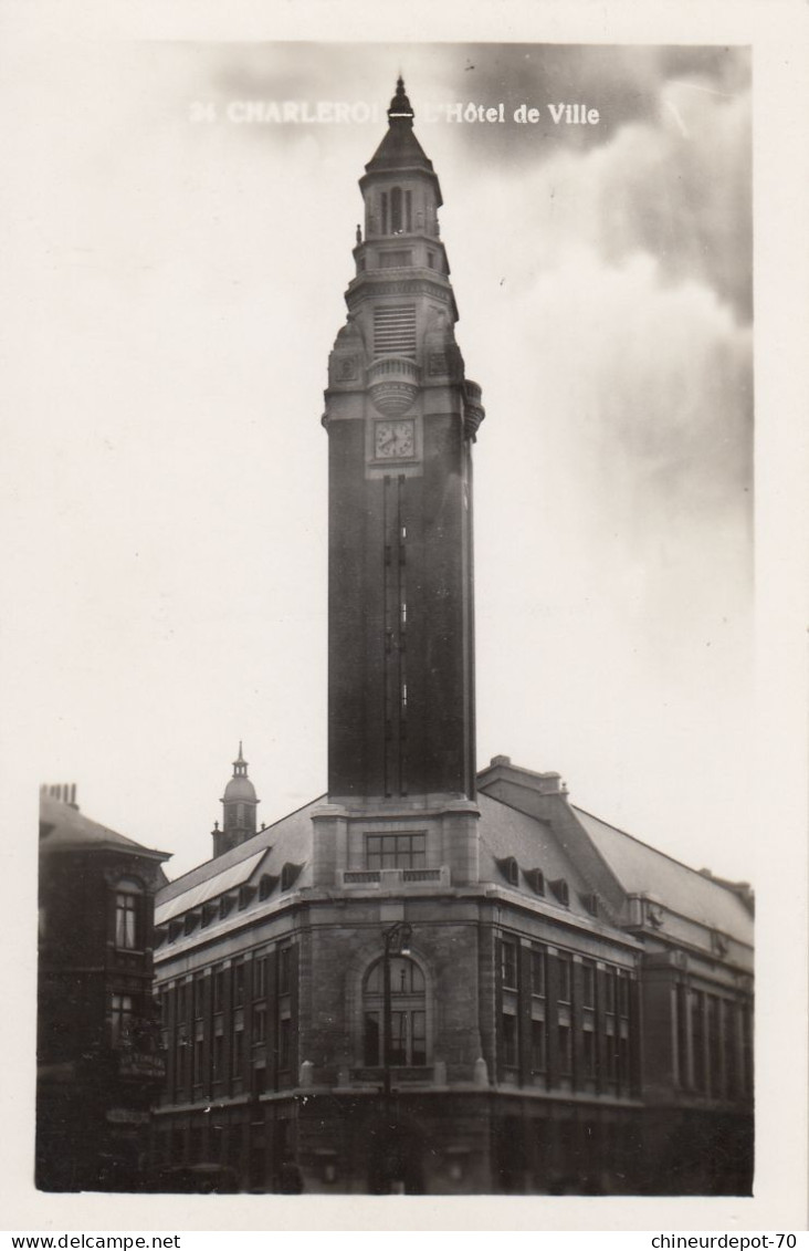 CHARLEROI  LE BEFFROI DE L  HOTEL DE VILLE - Charleroi