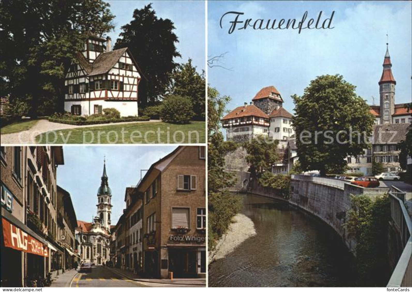 12223849 Frauenfeld Guggehuerli Schloss Mit Murg Zuercherstrasse Mit Kirche Frau - Other & Unclassified