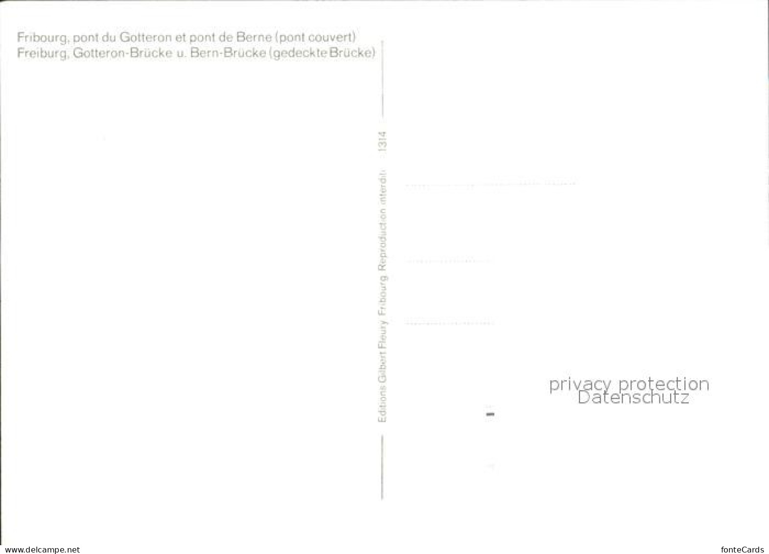 12223389 Fribourg FR Gotteron-Bruecke Bern-Bruecke  Fribourg - Other & Unclassified