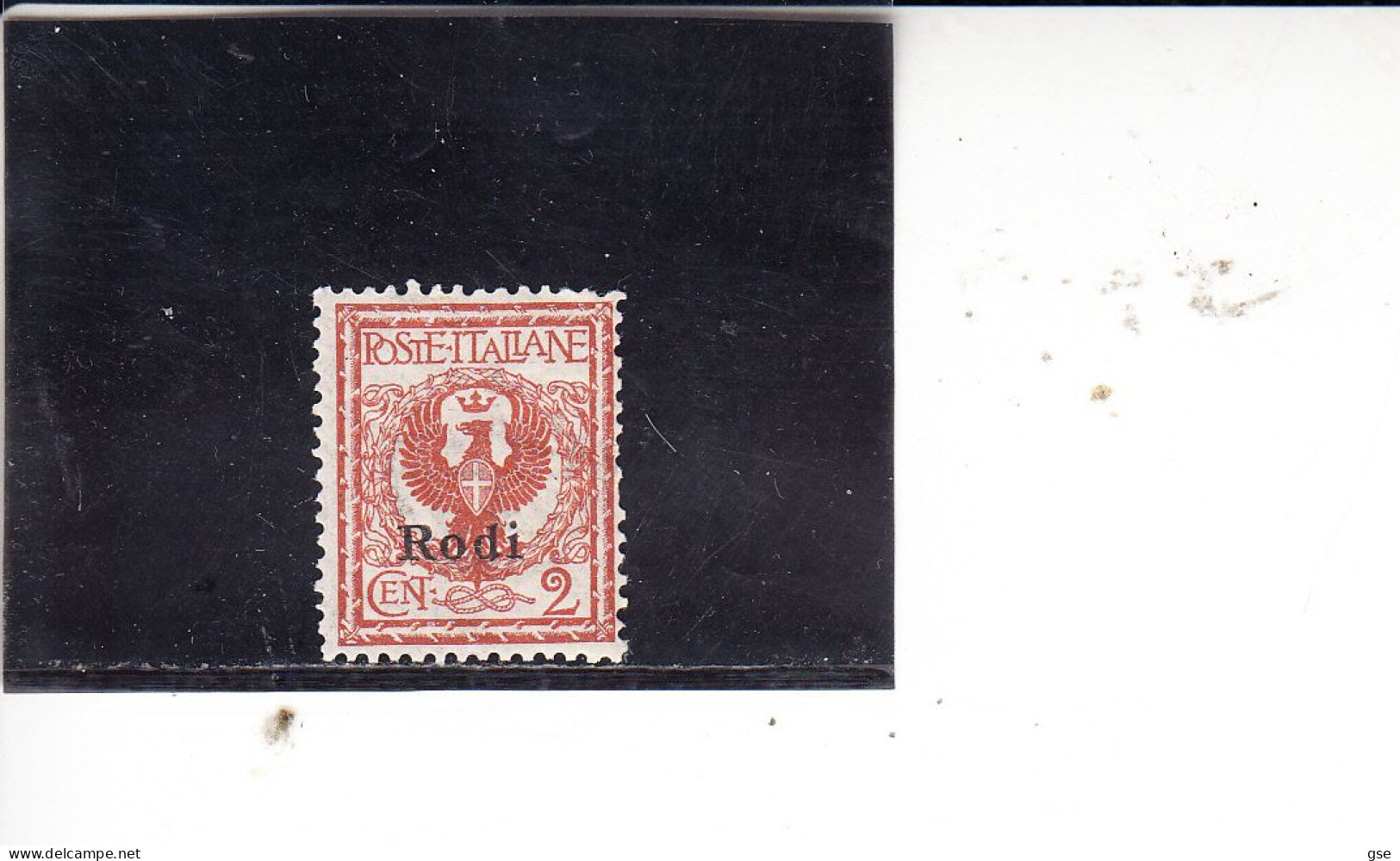 RODI  1912 - Sassone  2** - V.E. - Egeo