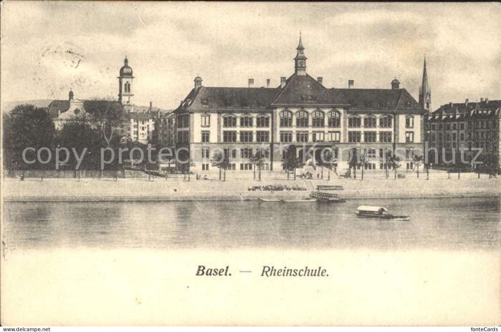 12159479 Basel BS Rheinschule Basel - Autres & Non Classés