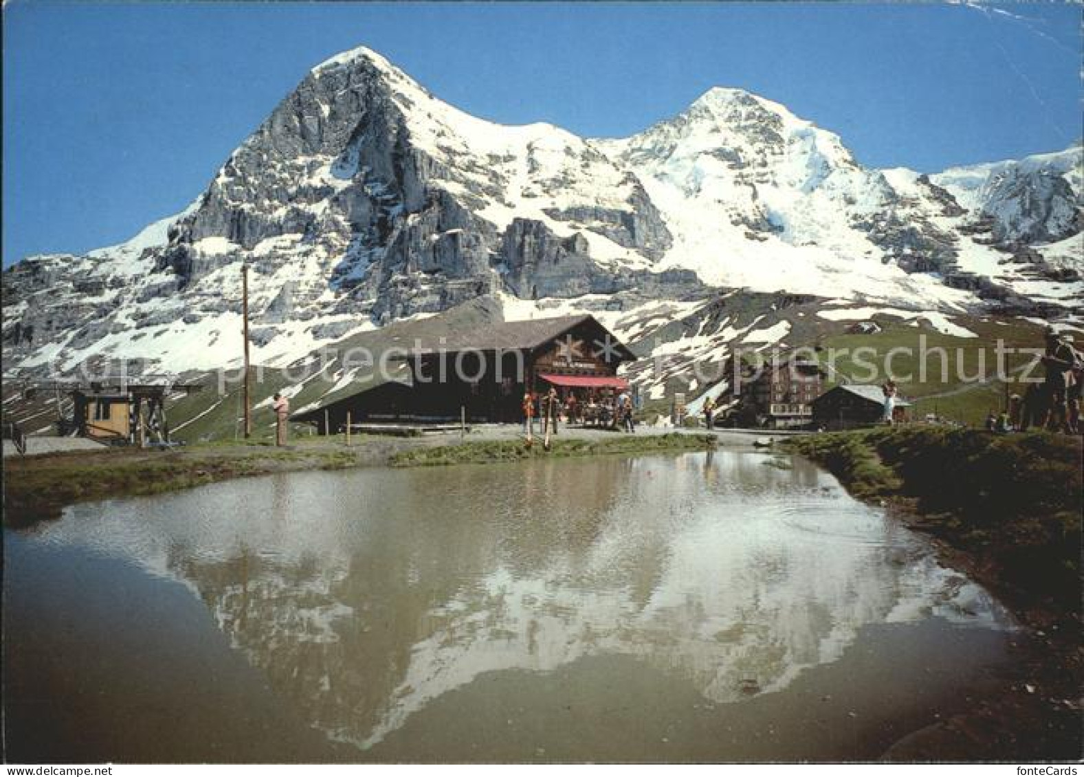 12156909 Kleine Scheidegg Interlaken Mit Eiger Und Moench Berner Alpen Kleine Sc - Sonstige & Ohne Zuordnung