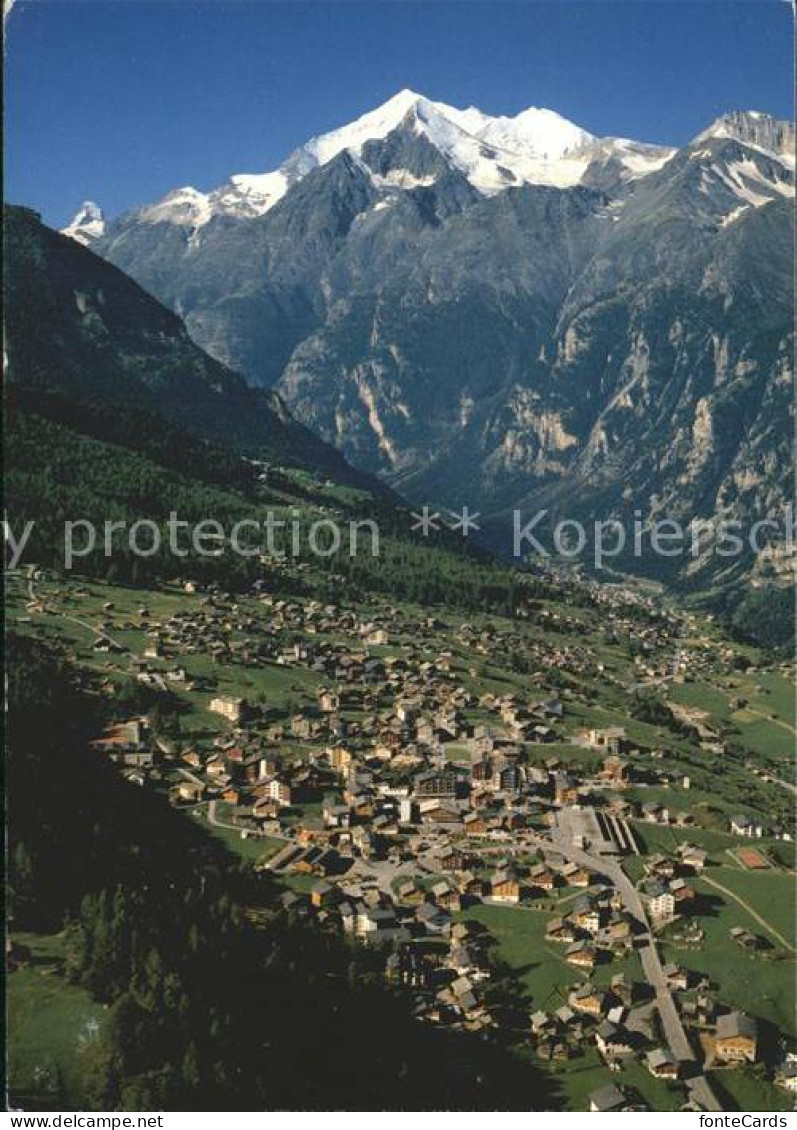 12156079 Graechen VS Panorama Mit Matterhorn Weisshorn Barrhorn Graechen - Sonstige & Ohne Zuordnung