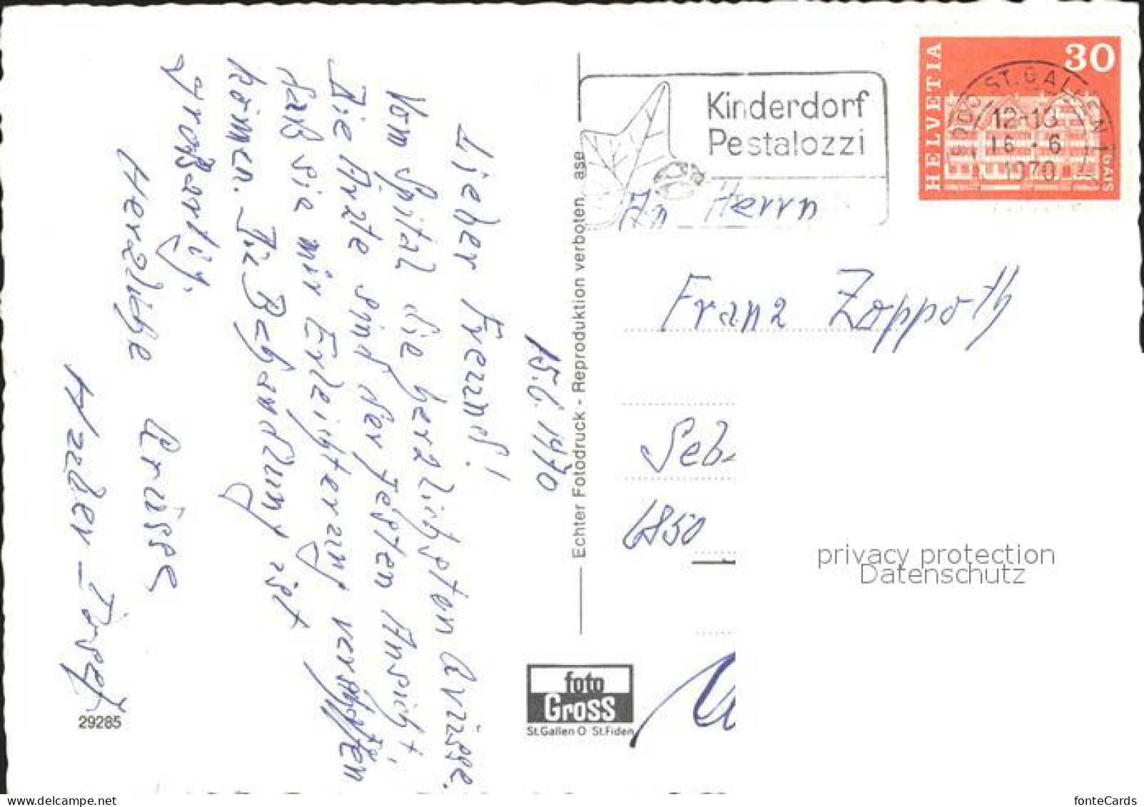 12140309 St Gallen SG Kantonsspital Infektionshaus St Gallen - Sonstige & Ohne Zuordnung