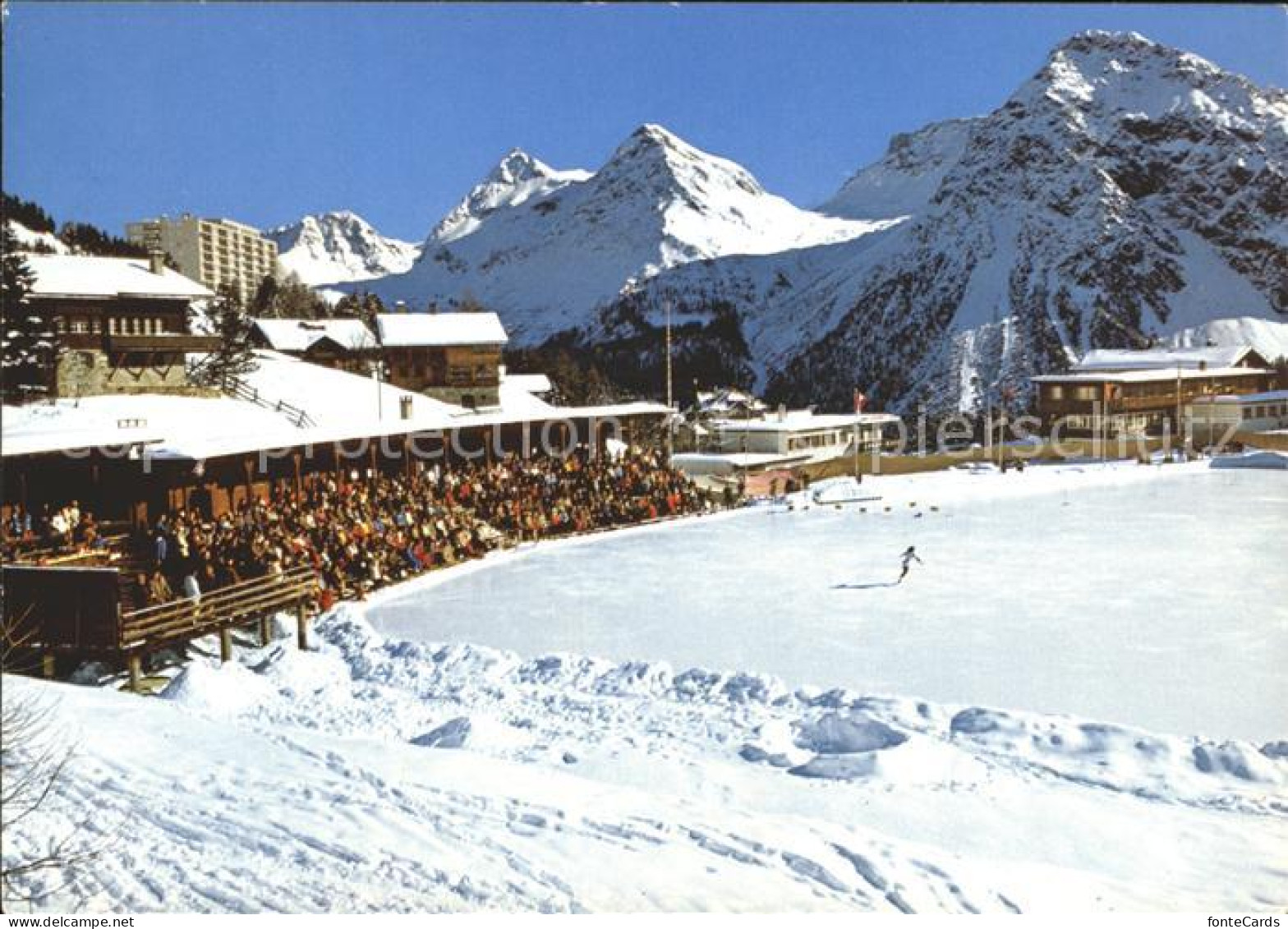 12138359 Inner Arosa Eisstadion Eisfest Wintersportplatz Innerarosa - Autres & Non Classés