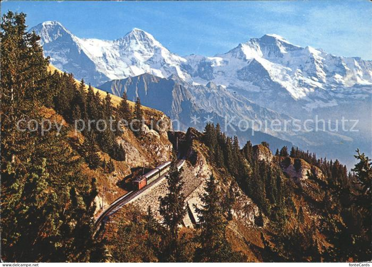 12123389 Schynige-Platte-Bahn Eiger-Moench-Jungfrau Berner Oberland  Schynige-Pl - Sonstige & Ohne Zuordnung