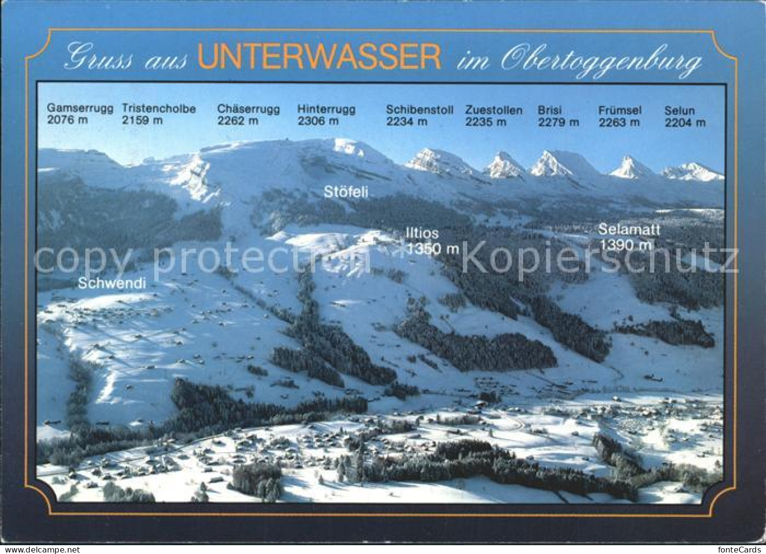 12116559 Unterwasser Toggenburg Fliegeraufnahme Skiegebiet Unterwasser - Sonstige & Ohne Zuordnung