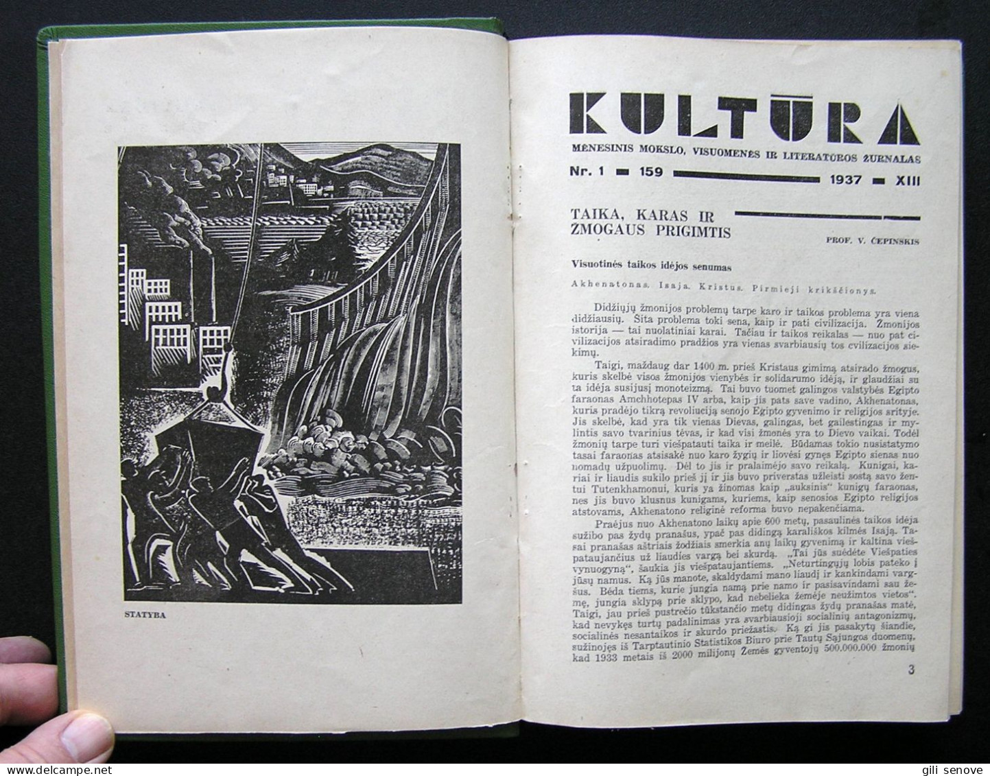 Lithuanian Magazine / Kultūra 1937 Complete - Informations Générales