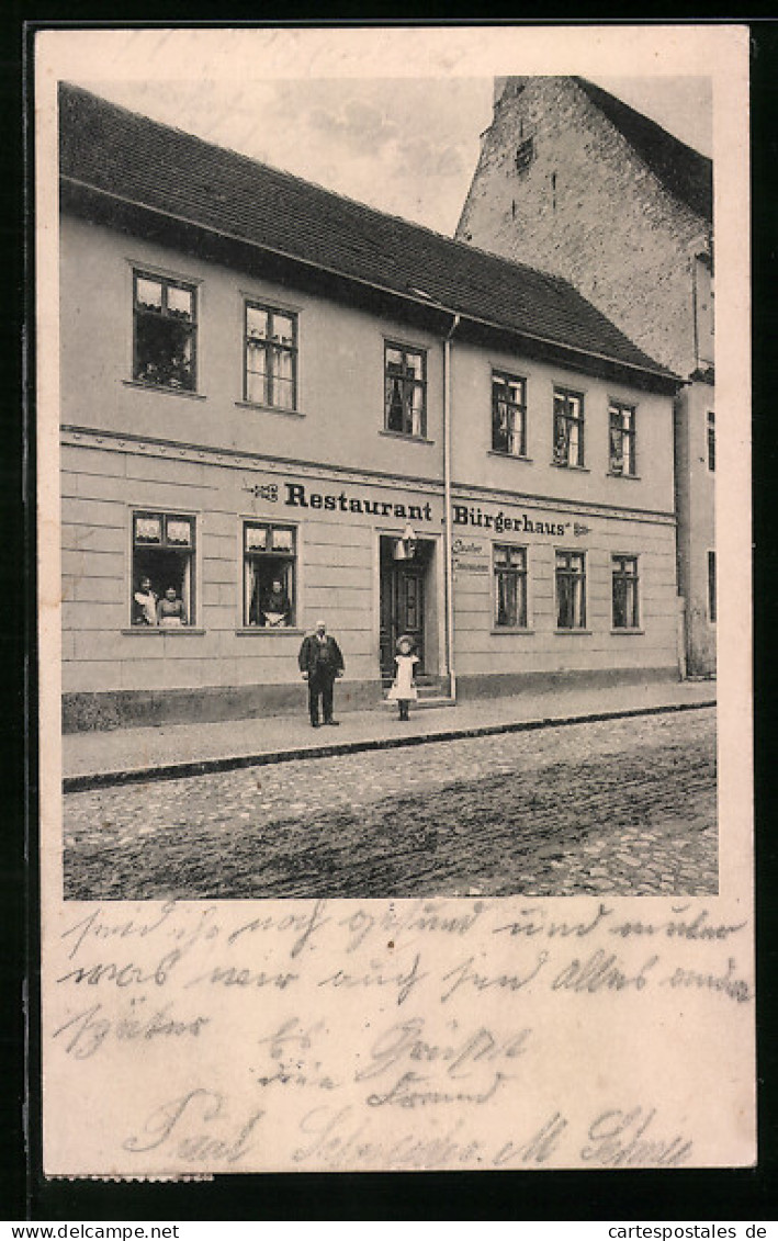 AK Zerbst, Restaurant Bürgerhaus  - Zerbst