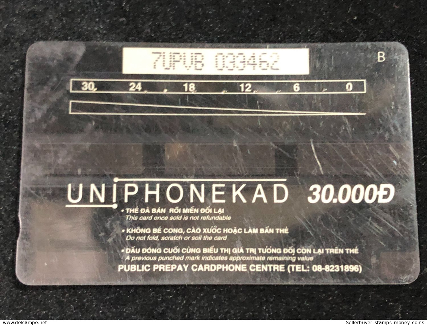Card Phonekad Vietnam(HIGHSCHOOL GIRIS 30 000dong-1996)-1pcs - Vietnam