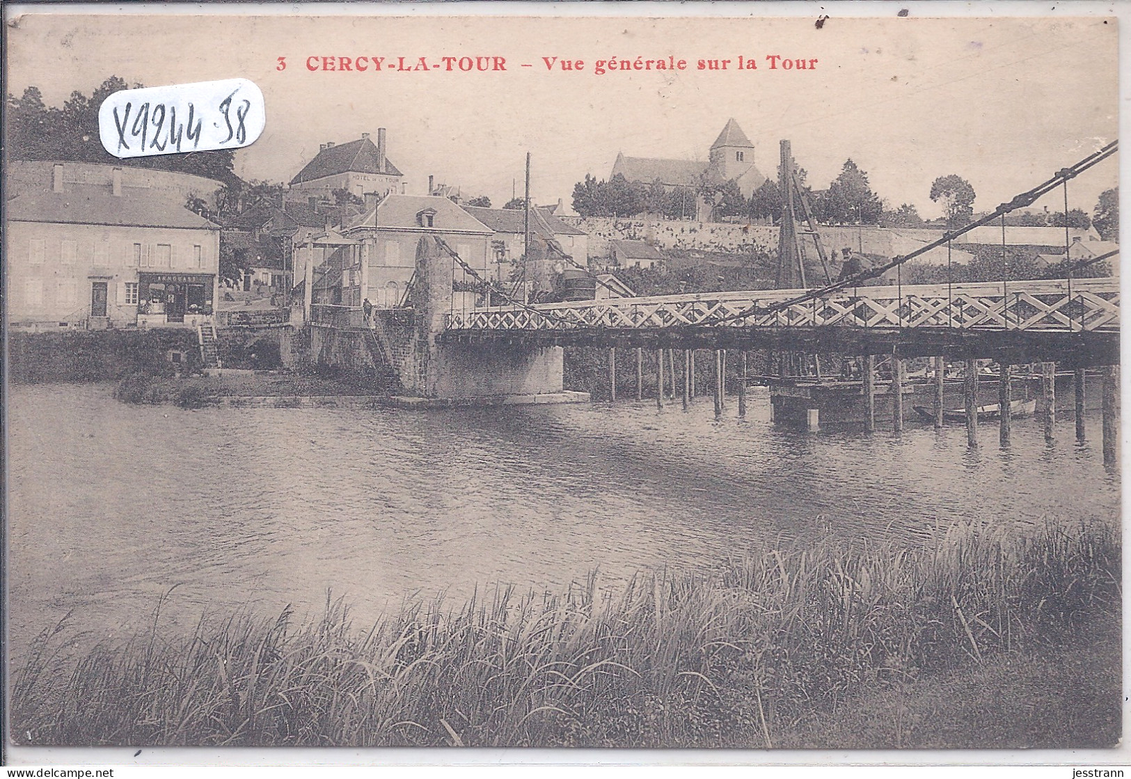 CERCY-LA-TOUR- VUE GENERALE SUR LA TOUR - Autres & Non Classés