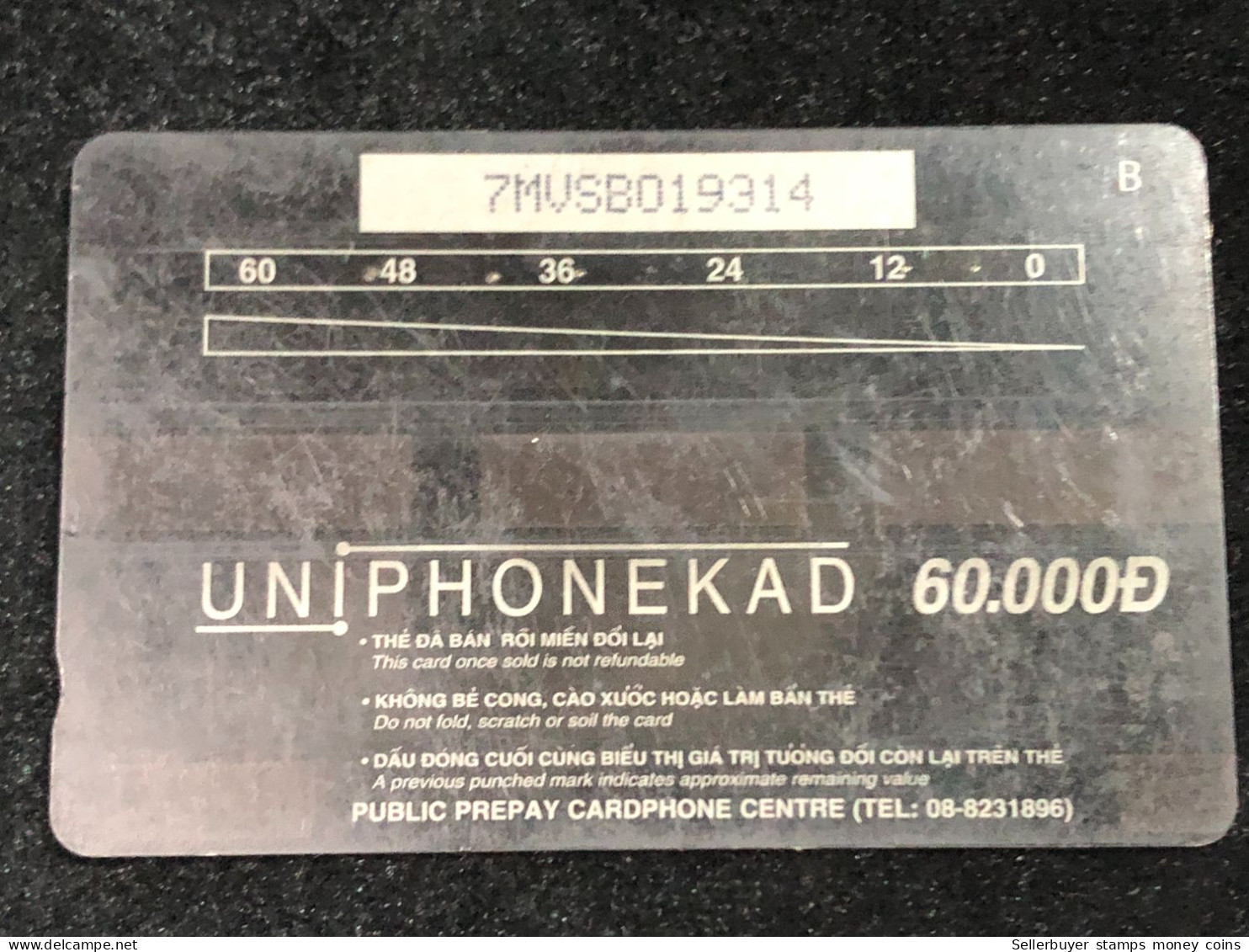 Card Phonekad Vietnam(TRADITIONAL DRESSES 1 60 000dong-2000)-1pcs - Vietnam