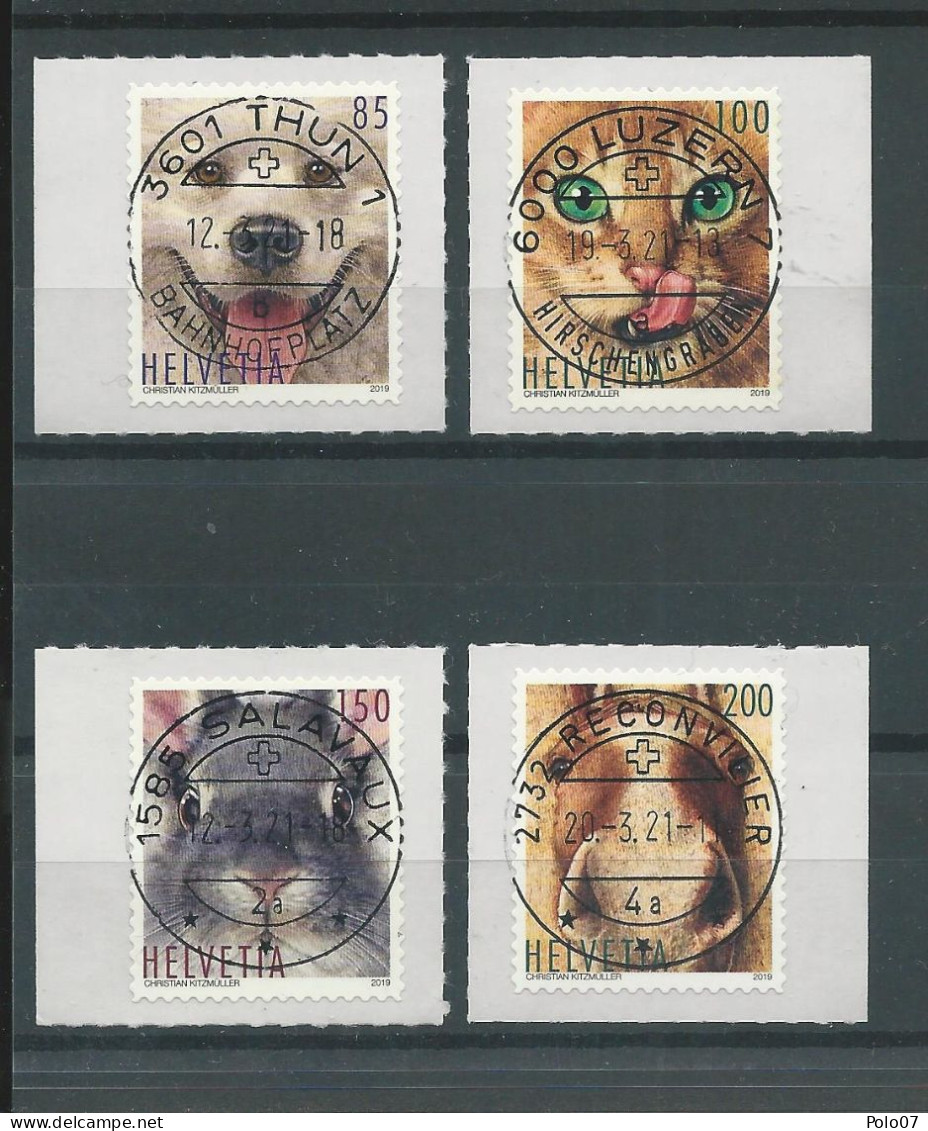 2019 ZNr 1718-1721 Oblitération Pleine Vollstempel - Used Stamps