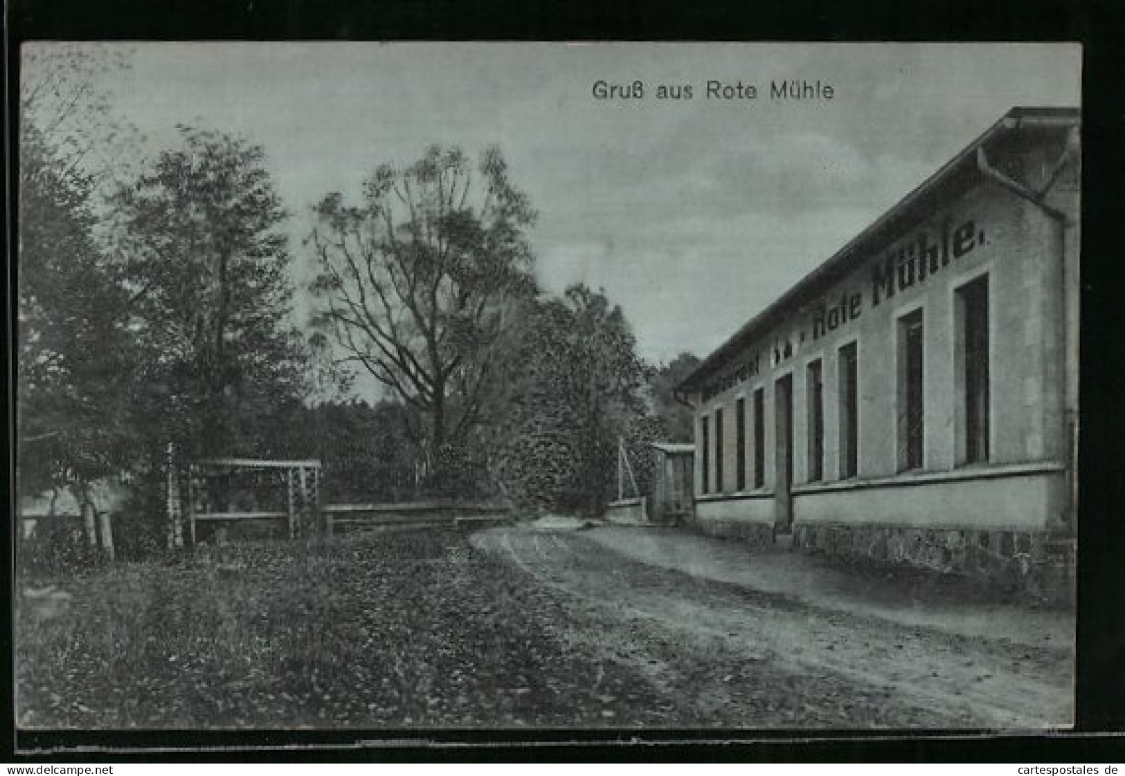 AK Wittstock A. Dosse, Gasthof Rote Mühle In Der Strassenansicht  - Wittstock