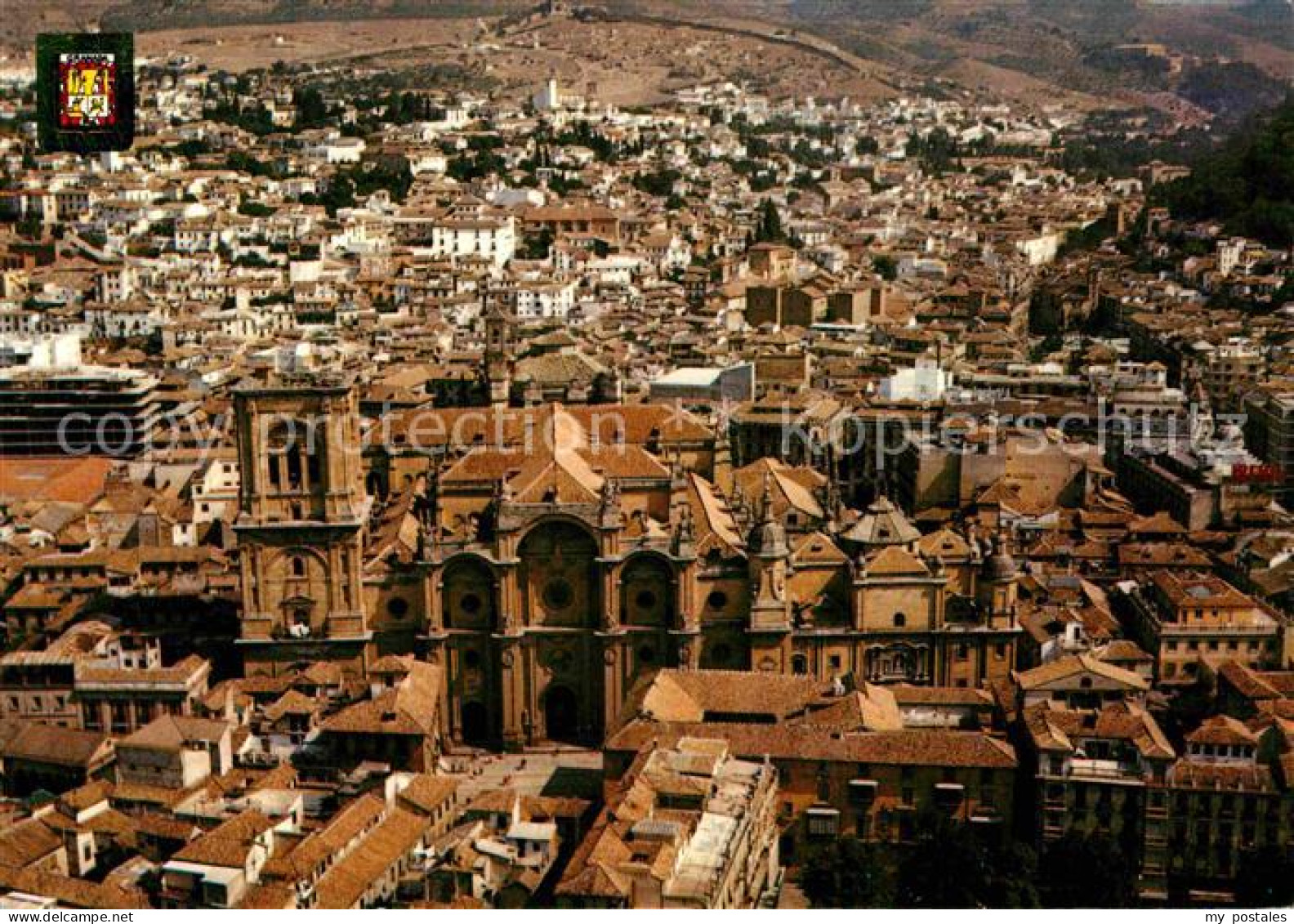 72748876 Granada Andalucia Catedral Kathedrale Fliegeraufnahme Granada - Sonstige & Ohne Zuordnung