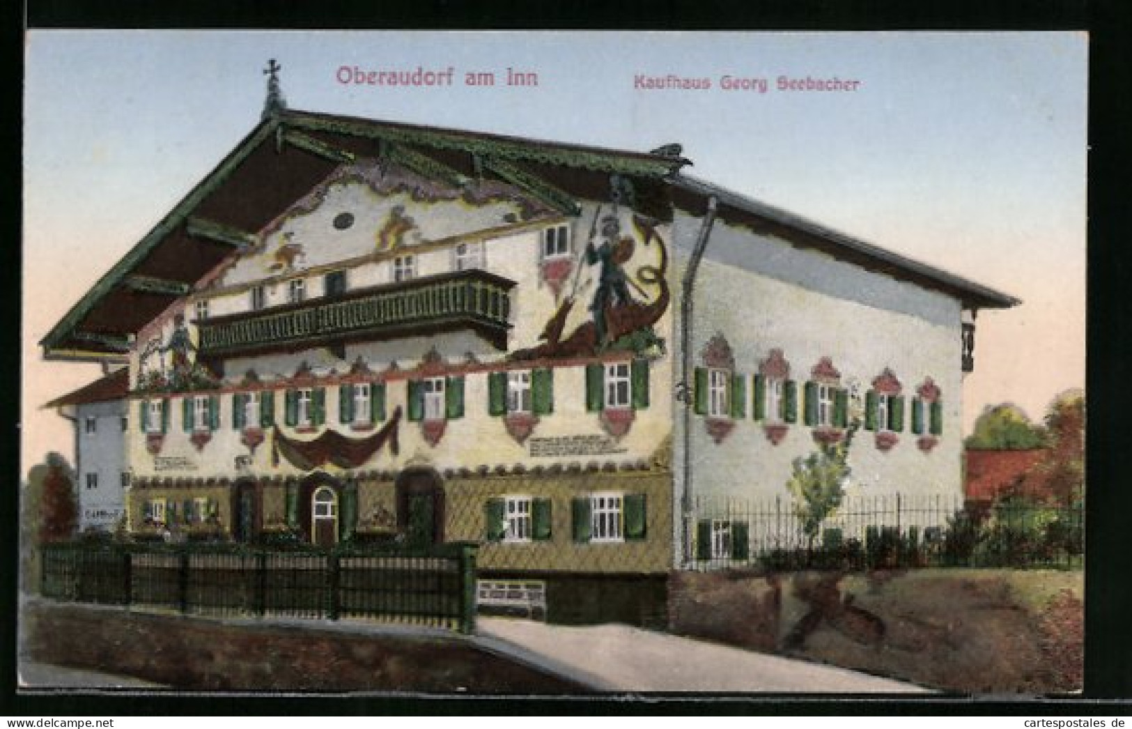 AK Oberaudorf Am Inn, Kaufhaus Georg Seebacher  - Other & Unclassified