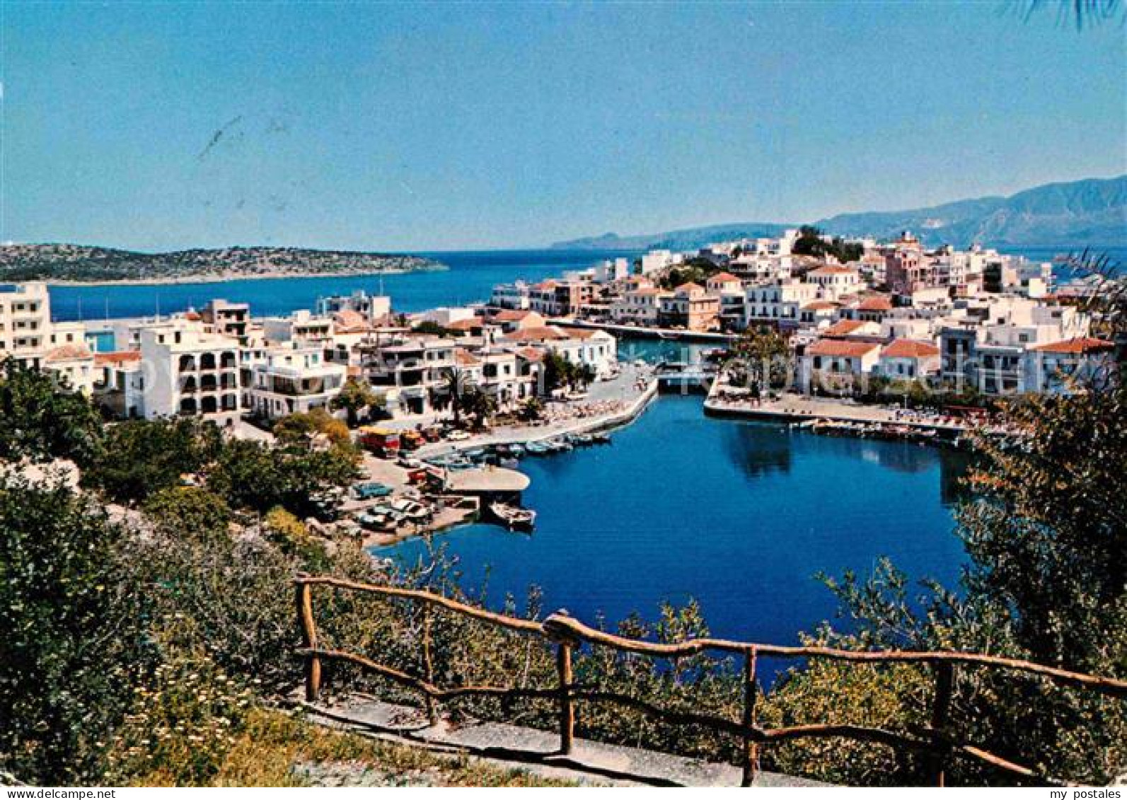 72748858 Agios Nicolaos Panorama Hafen Agios Nicolaos - Grèce