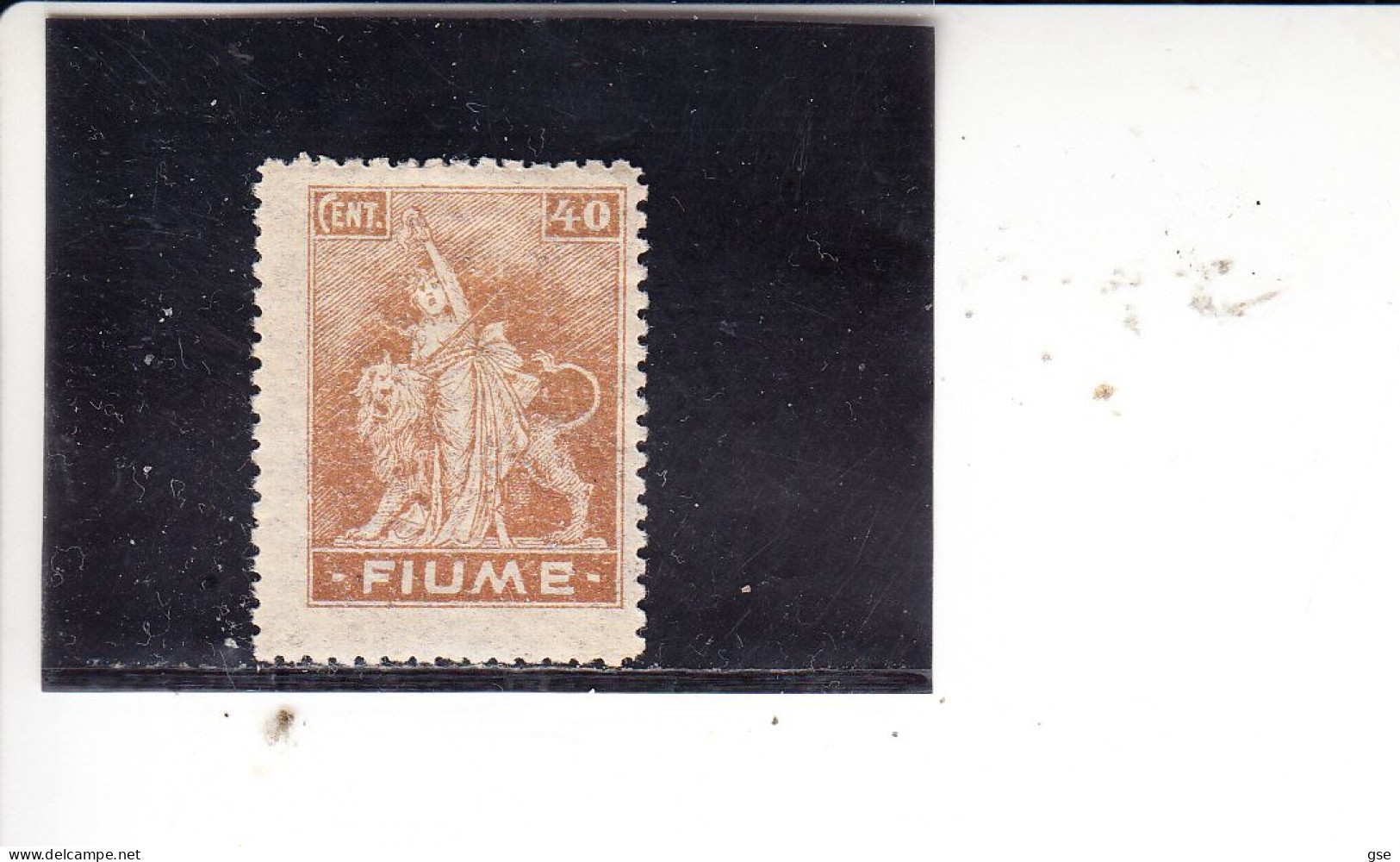 FIUME  1919 - Sassone  47* (L) - Allegoria - Fiume