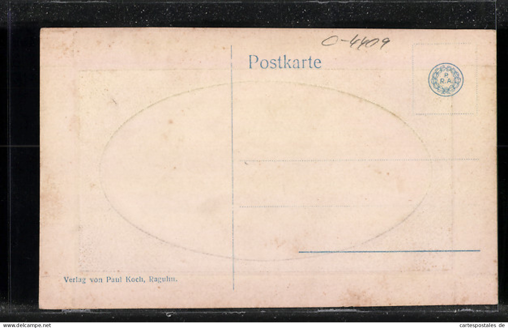 Präge-AK Raguhn /Anhalt, Muldpartie Mit Bootshaus, Passepartout  - Other & Unclassified