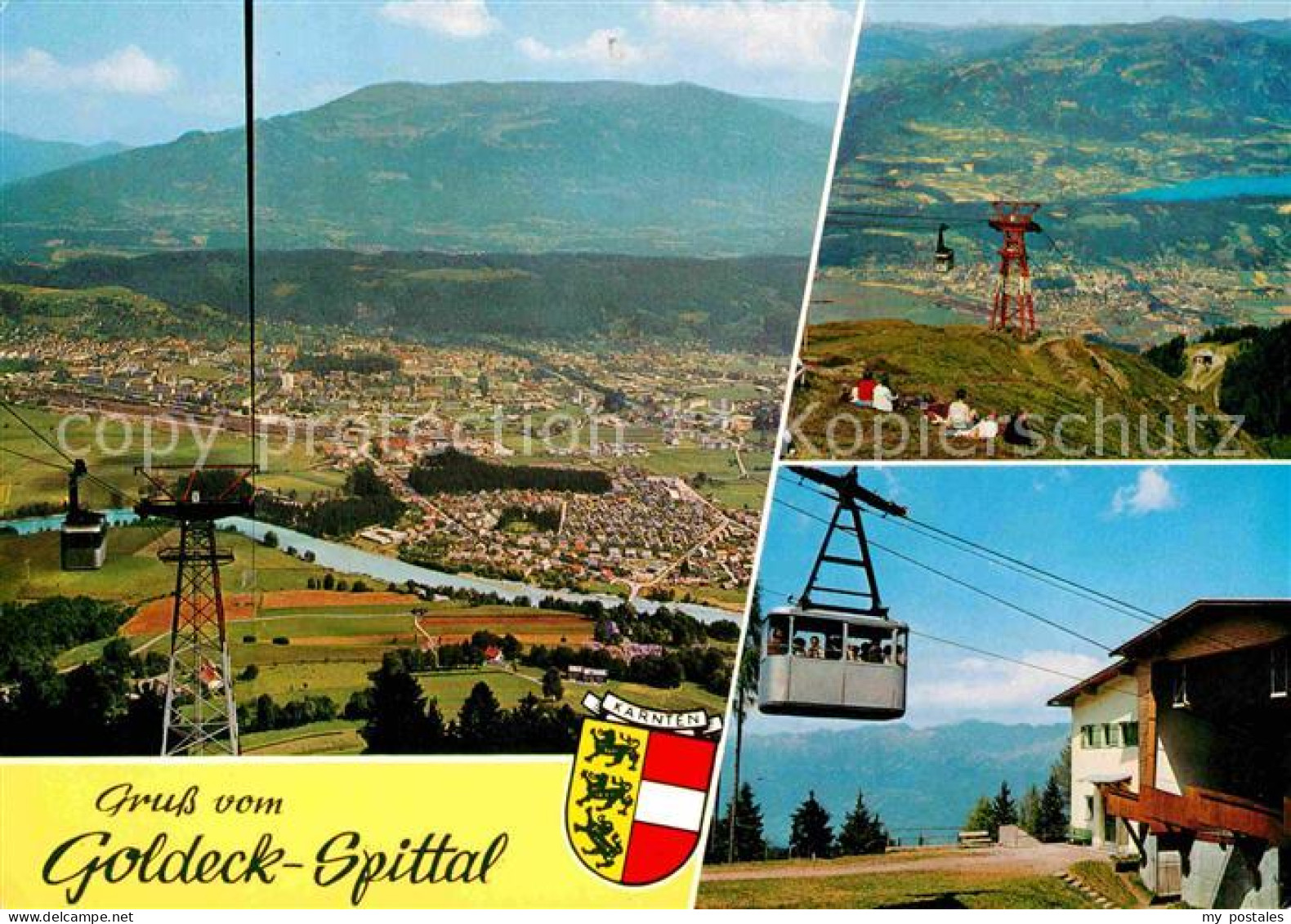 72748795 Spittal Drau Panorama Blick Vom Goldeck Seilbahn Spittal An Der Drau - Andere & Zonder Classificatie