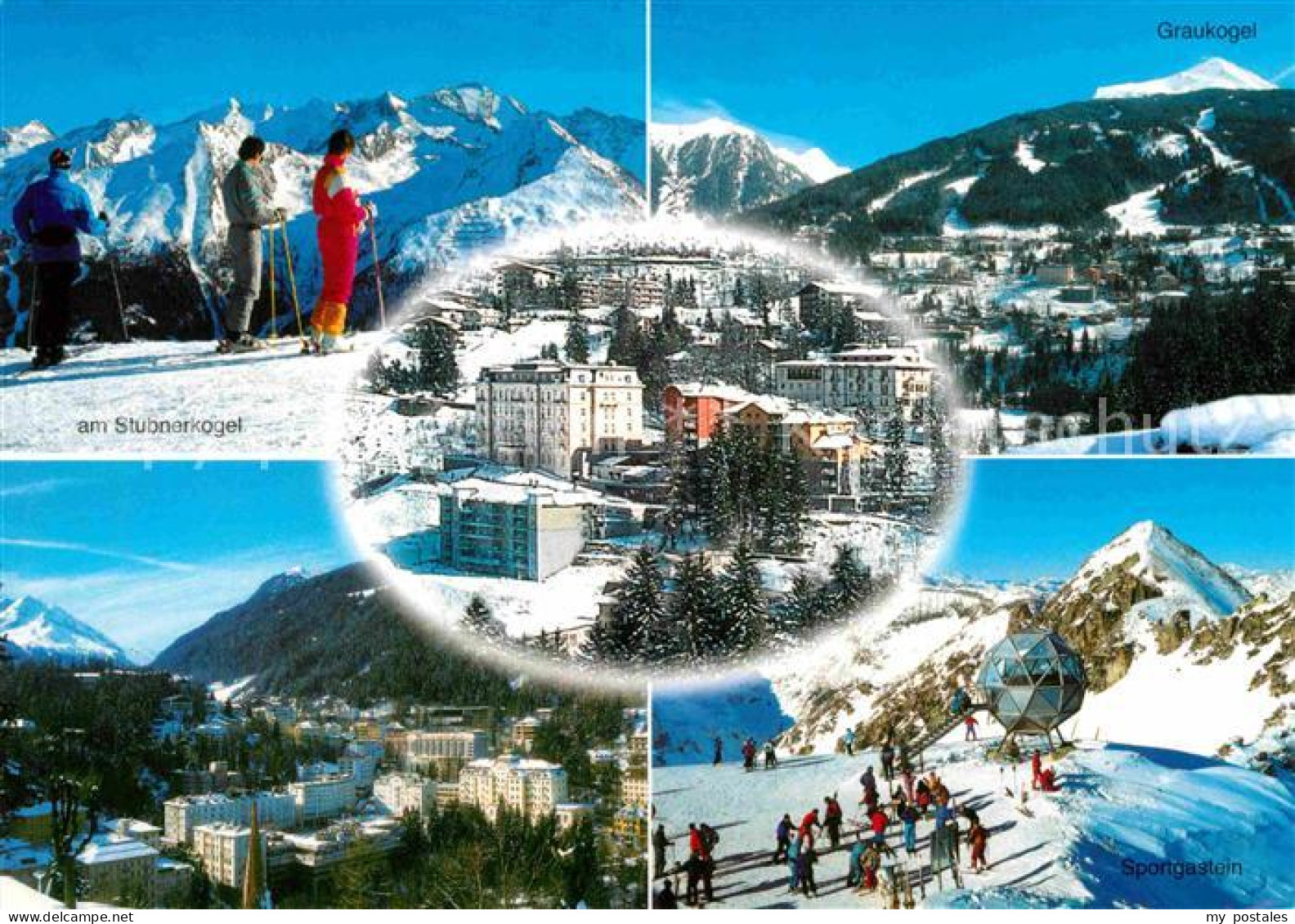 72748792 Bad Gastein Hotel Kaiserhof Wintersportplatz Skifahrer Stubnerkogel Alp - Sonstige & Ohne Zuordnung