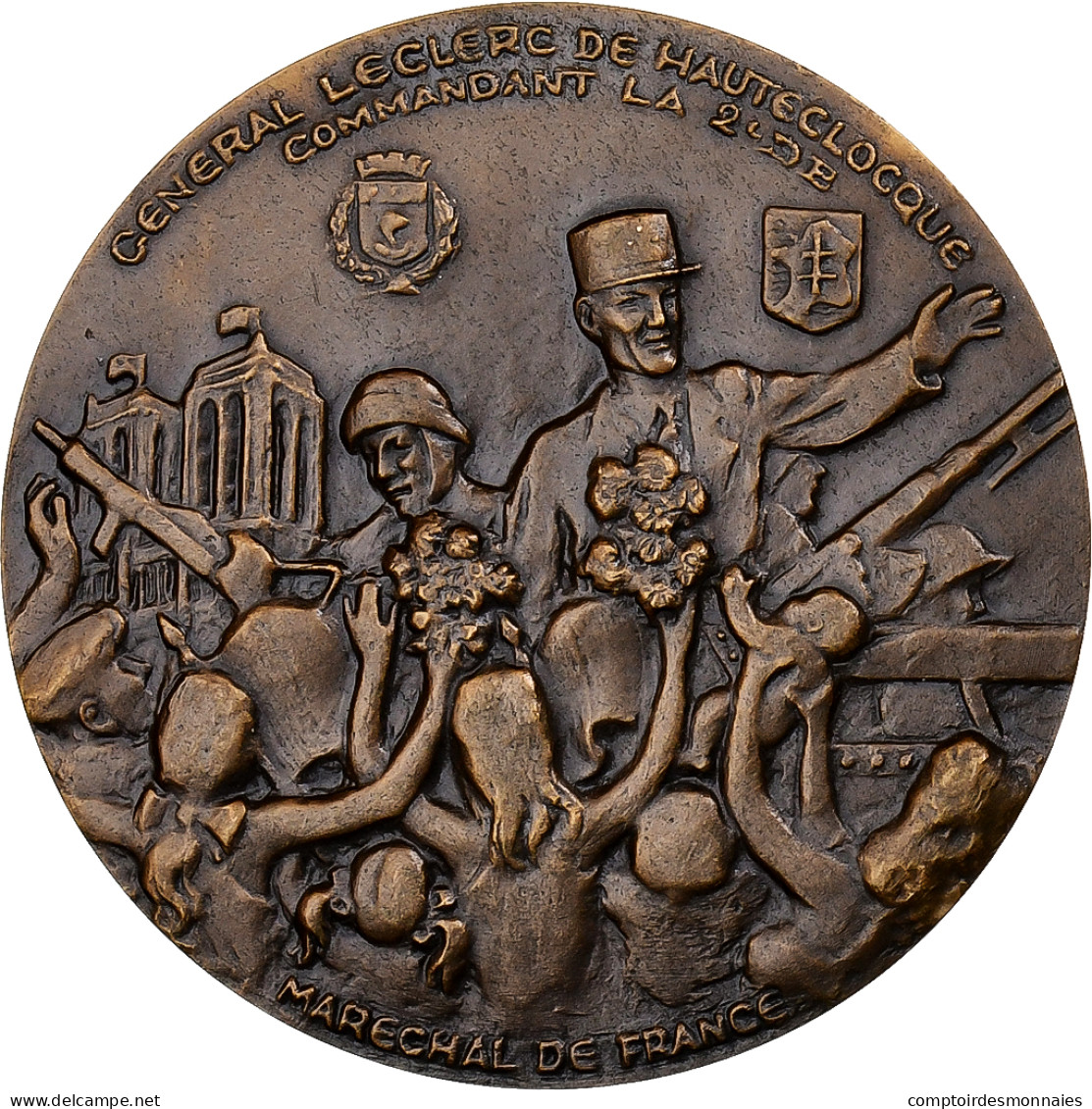 France, Médaille, 40ème Anniversaire De La Libération De Paris, De Gaulle - Autres & Non Classés