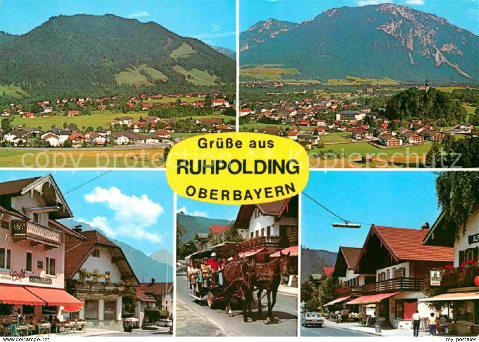 72748181 Ruhpolding Panorama Luftkurort Wintersportplatz Bayerische Alpen Ortsmo - Ruhpolding