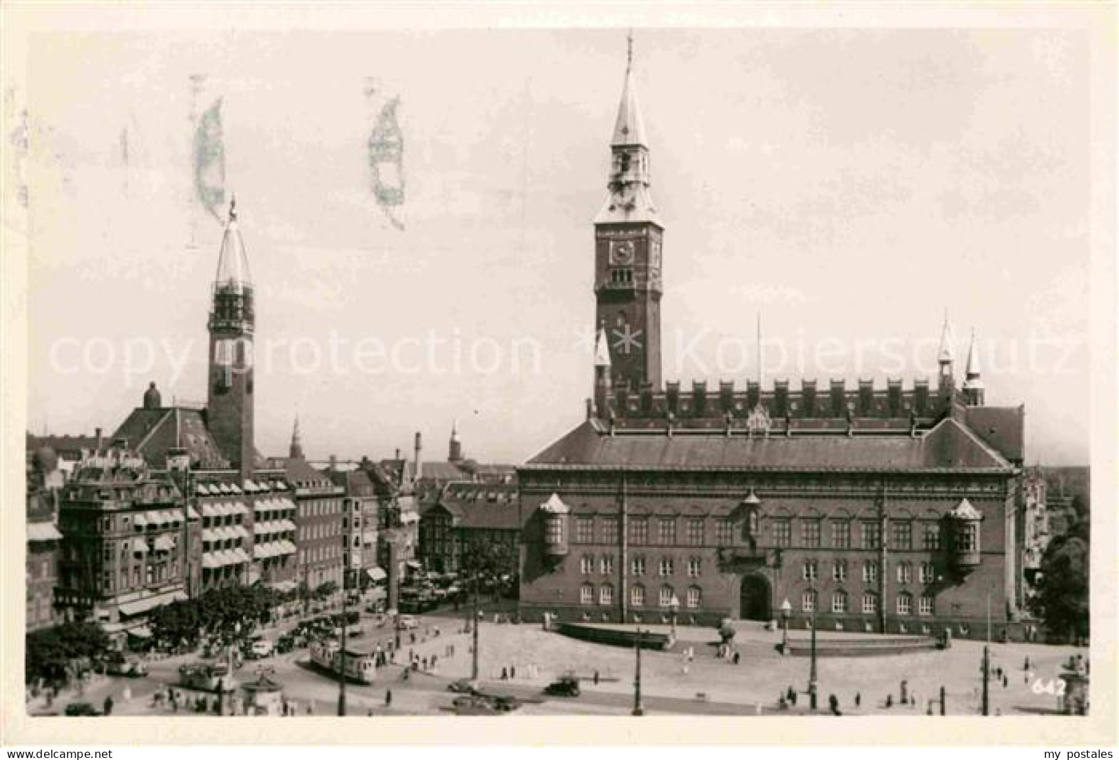 72748071 Kobenhavn Radhuspladsen Rathaus Platz Kopenhagen - Danemark