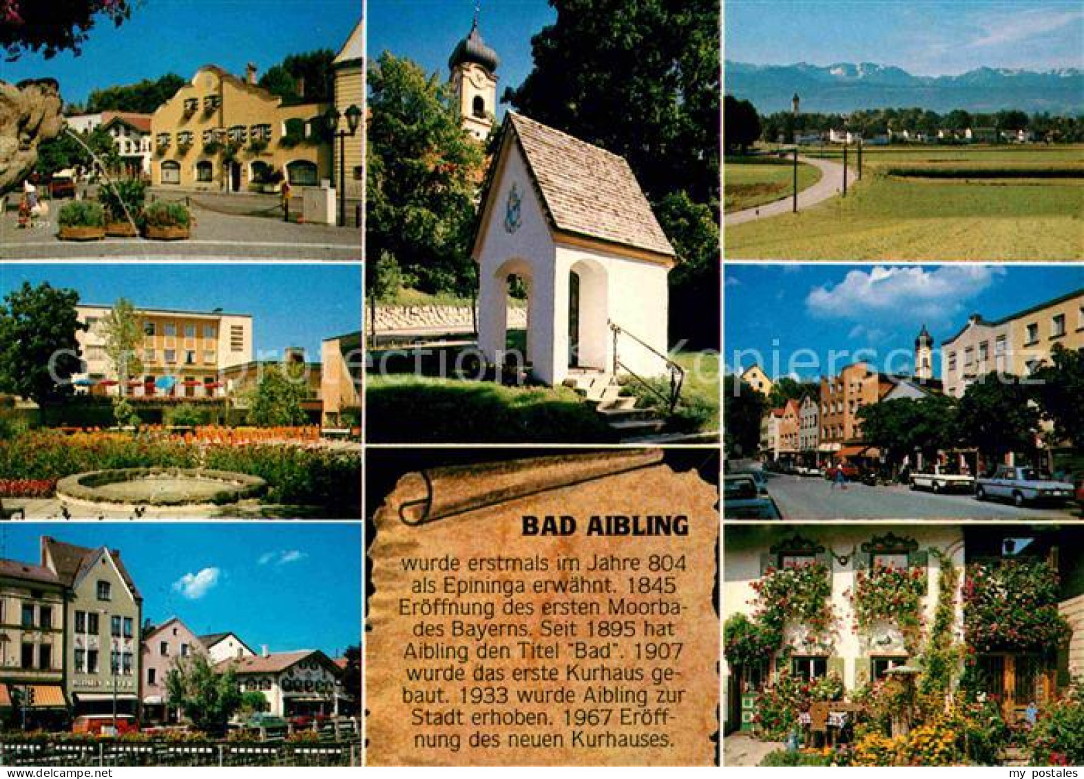 72747141 Bad Aibling Teilansichten Kapelle Strassenpartien Blumenschmuck Alpenpa - Bad Aibling