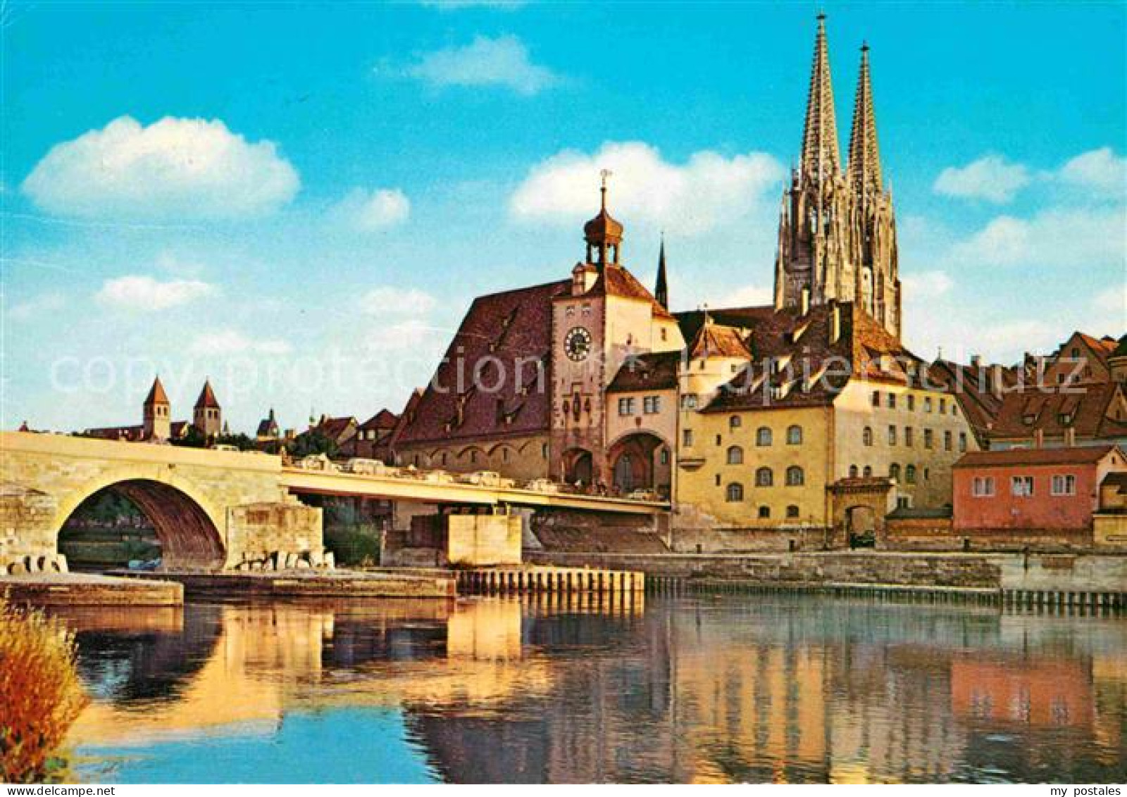 72747101 Regensburg Donau Donaupartie Mit Blick Zum Dom Regensburg - Regensburg