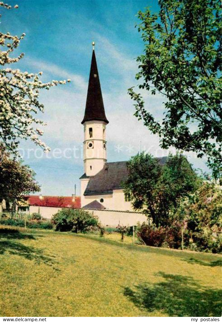 72747099 Hittenkirchen Chiemsee Kuratie Kirche St Bartholomaeus Baumbluete Hitte - Other & Unclassified