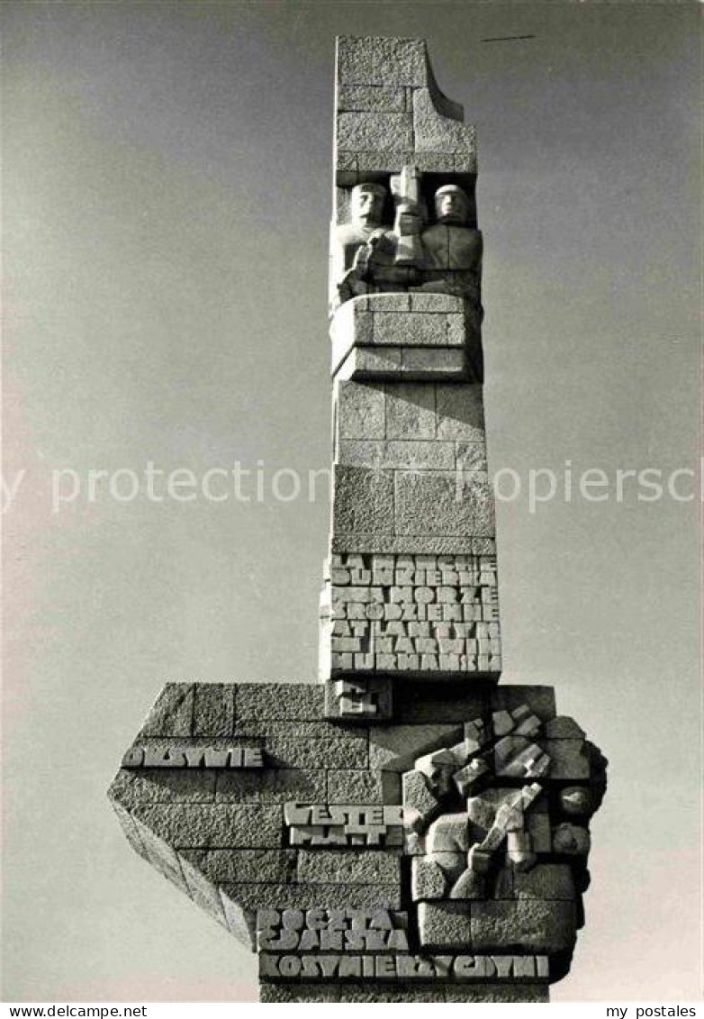 72747087 Danzig Westpreussen Pomnik Bohaterow Westerplatte Denkmal Danzig - Pologne