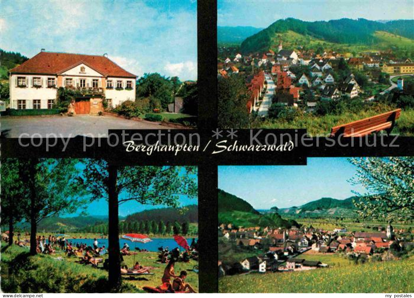 72745936 Berghaupten Panorama Kinzigtal Schwarzwald Badestrand See Berghaupten - Other & Unclassified