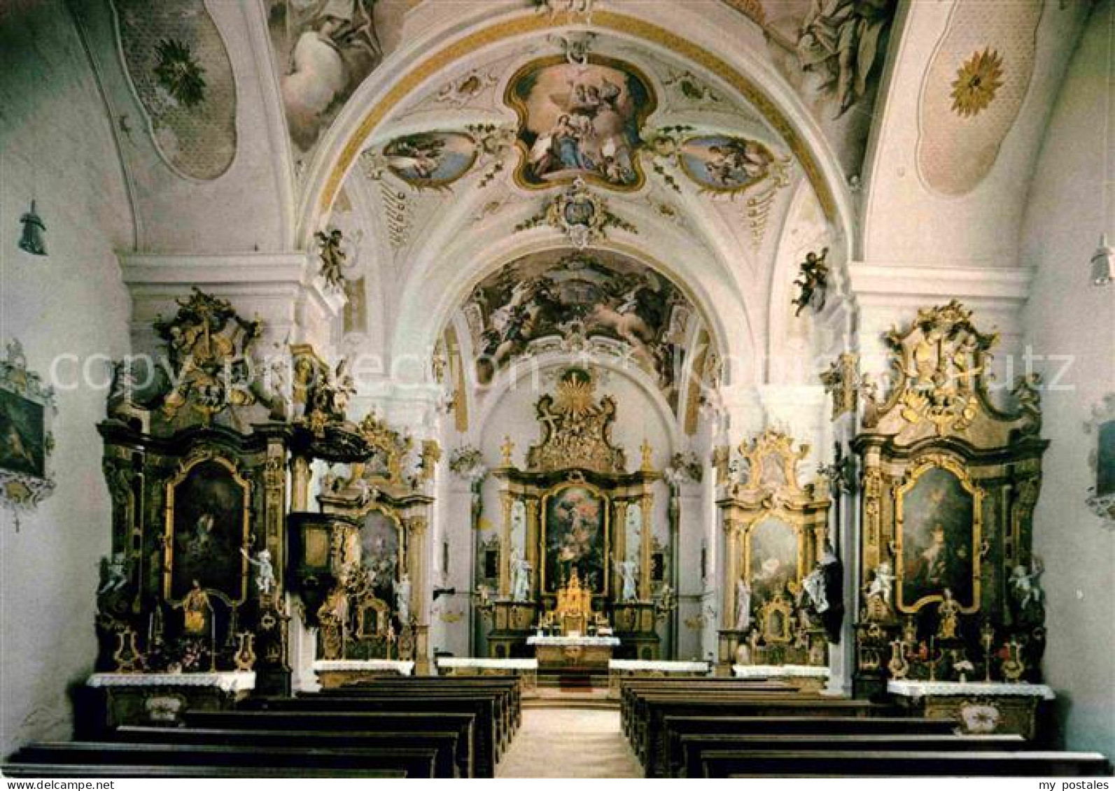 72745896 Gessertshausen Cisterzienserinnen Abtei Klosterkirche Innenansicht Gess - Sonstige & Ohne Zuordnung