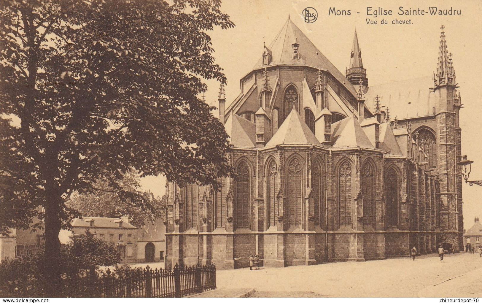 MONS    LA CATHEDRALE SAINTE WAUDRU - Mons