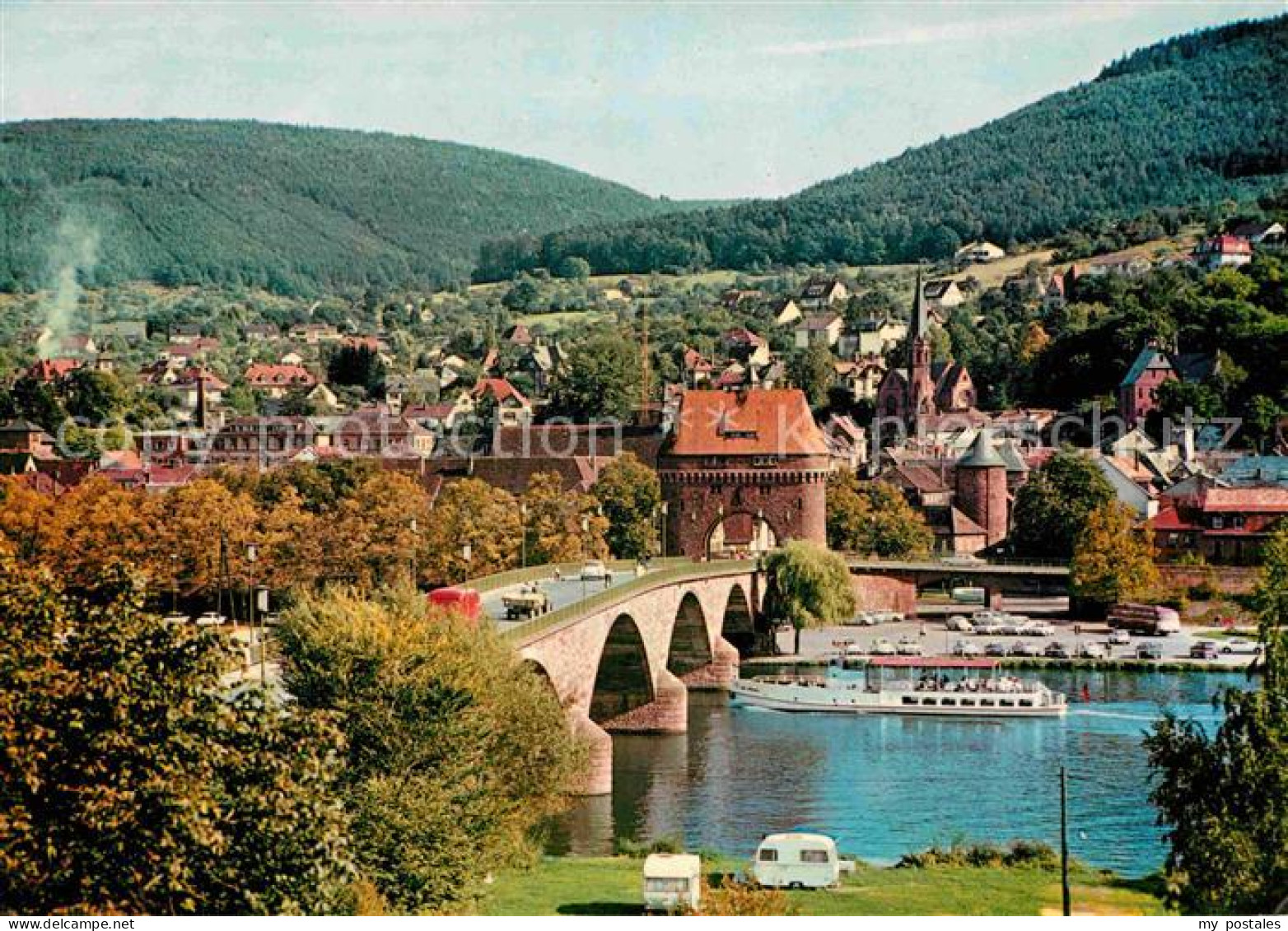 72744954 Miltenberg Main Mainbruecke Ausflugsdampfer Miltenberg - Other & Unclassified