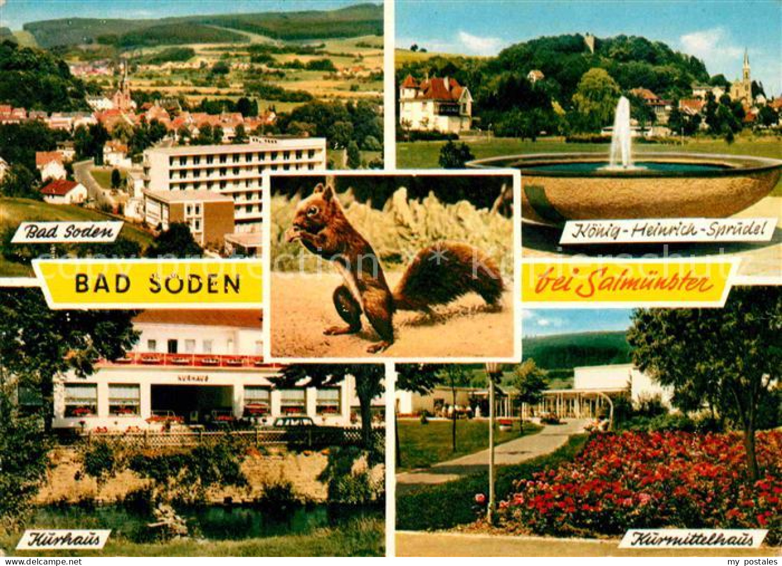72744934 Bad Soden-Salmuenster Stadtbild Mit Kirche Koenig Heinrich Sprudel Kurm - Other & Unclassified