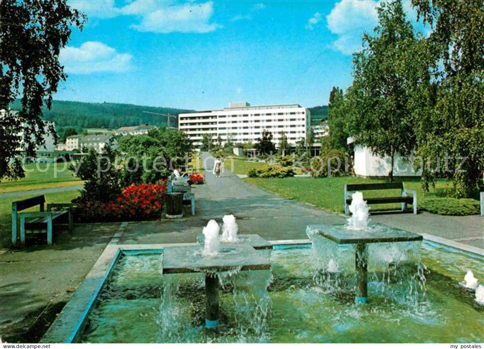 72744928 Bad Soden-Salmuenster Kurpark Wasserspiele Sanatorium Bad Soden-Salmuen - Autres & Non Classés