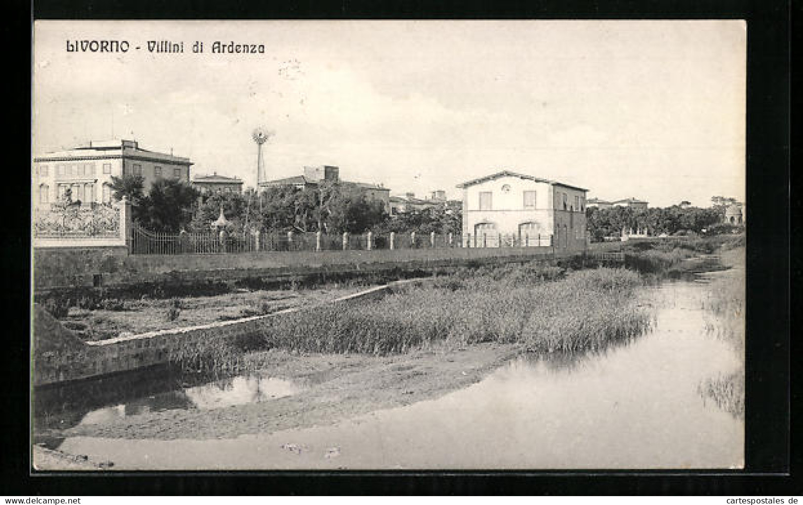 Cartolina Livorno, Villini Di Ardenza  - Livorno