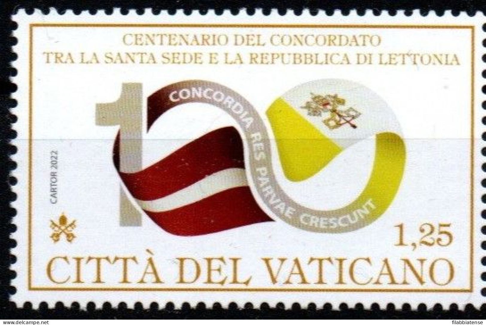 2022 - Vaticano 1924 Concordato    +++++++++ - Unused Stamps