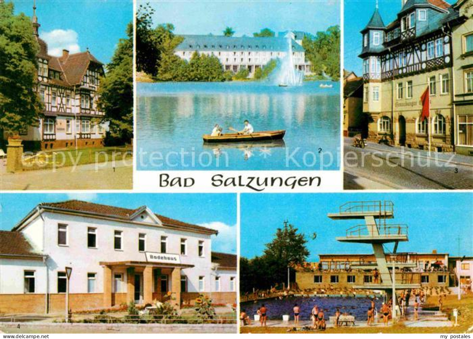 72743253 Bad Salzungen Kurbuecherei Kurhaus Am Burgsee Henneberger Haus Freibad  - Bad Salzungen