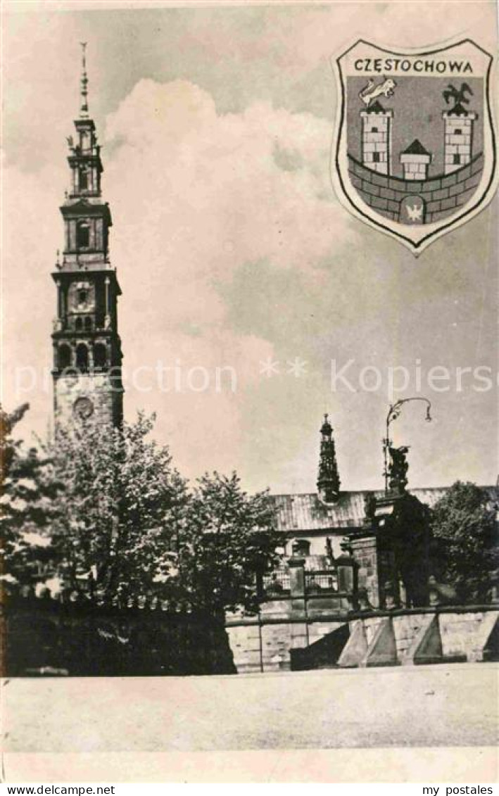 72743229 Czestochowa Schlesien Kirche Wappen Czestochowa Schlesien - Pologne