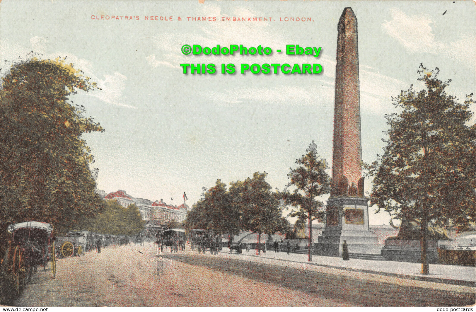 R416683 Cleopatras Needle And Thames Embankment. London - Autres & Non Classés