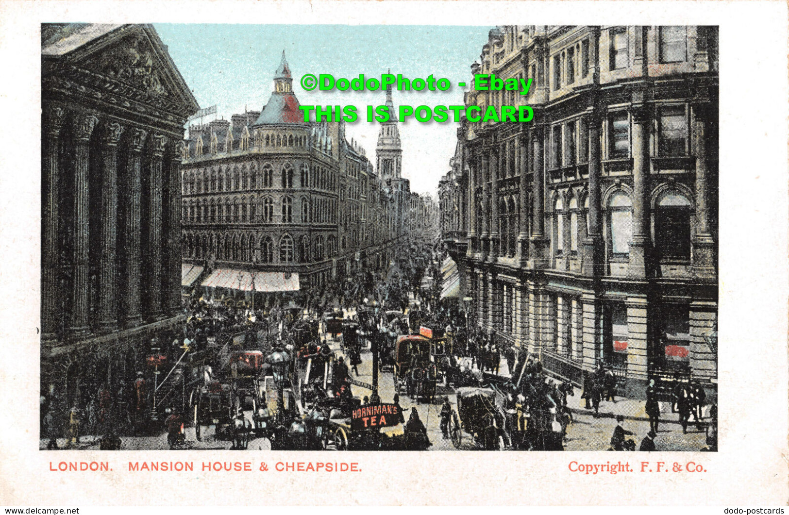 R416684 London. Mansion House And Cheapside. F. F - Sonstige & Ohne Zuordnung