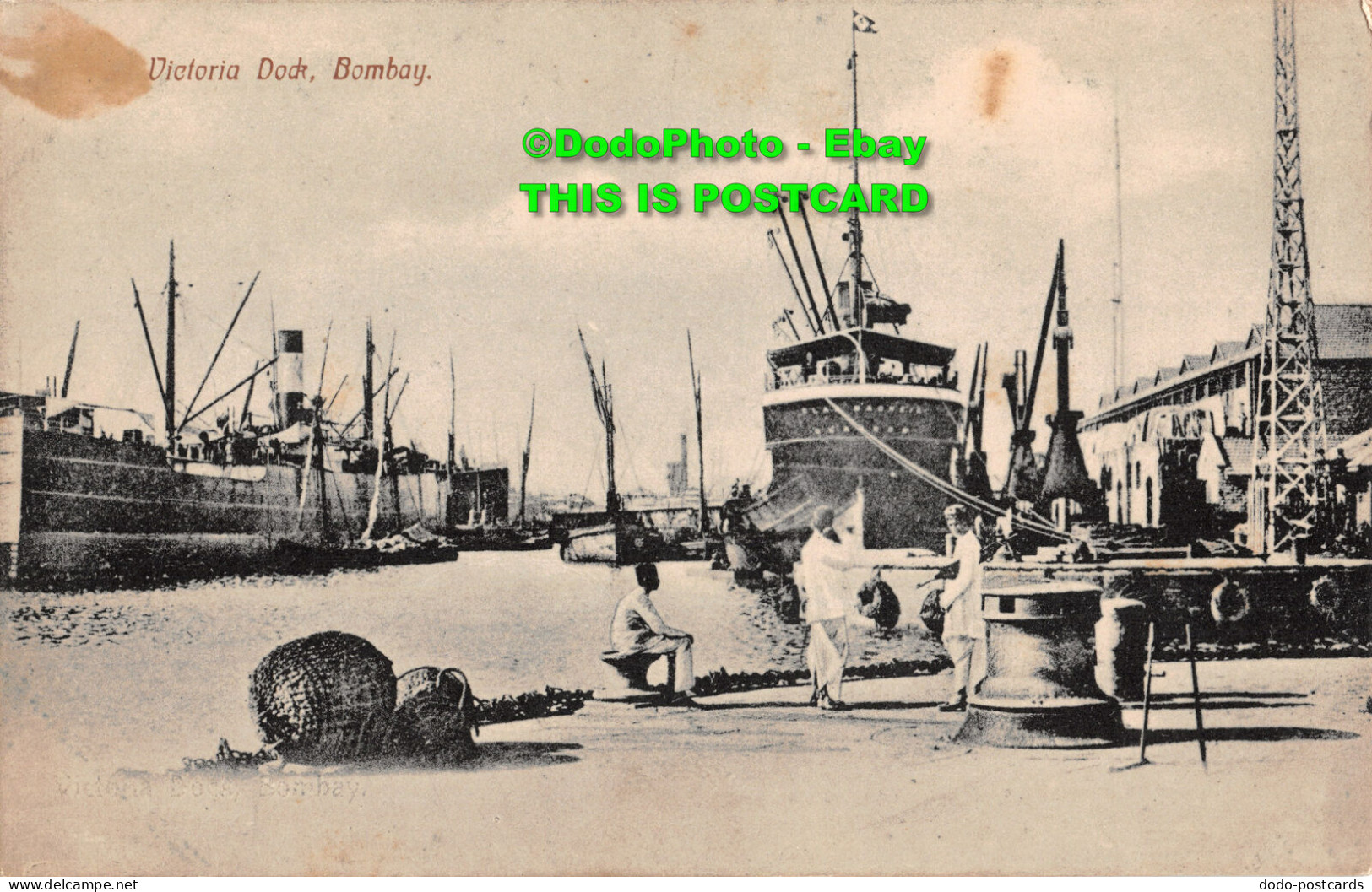 R416279 Victoria Dock. Bombay. 68 - Monde