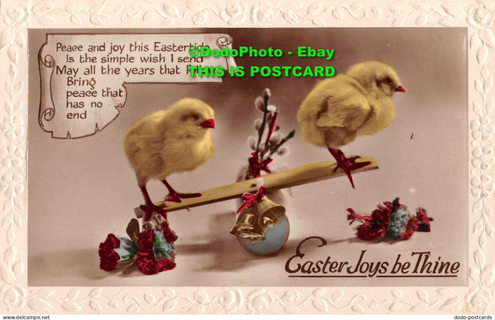 R416693 Easter Joys Be Thine. Peace And Joy This Eastertide Is The Simple Wish I - Monde