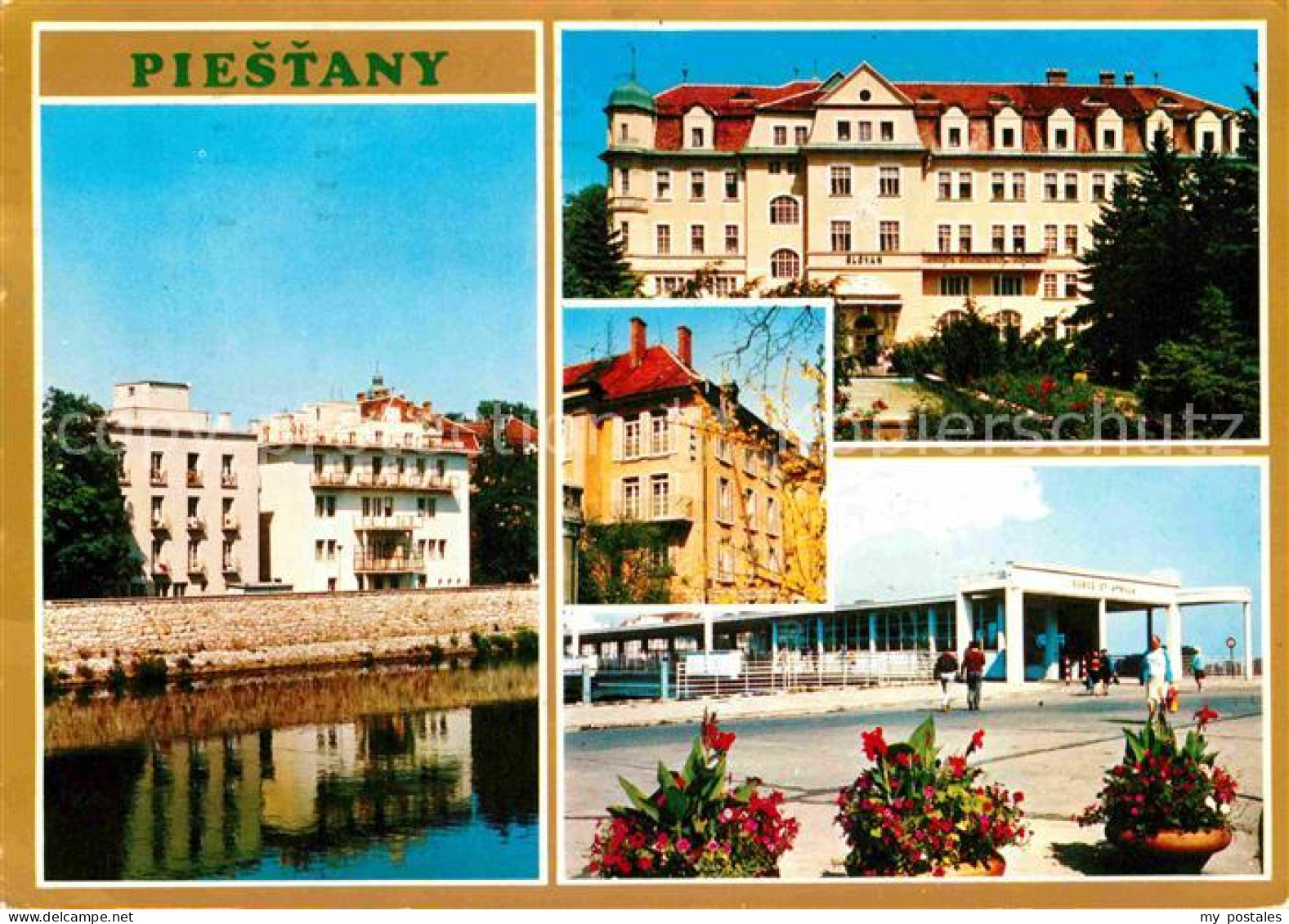 72743075 Piestany Liecebne Domy Pavla Livia Slovan A Anna Kolonadovy Most Piesta - Slovakia